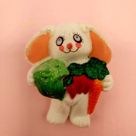 Vintage Easter Bunny Brooch Pins Set Of 3 By Easter Unlimited Inc. Spring - Picture 6 of 8